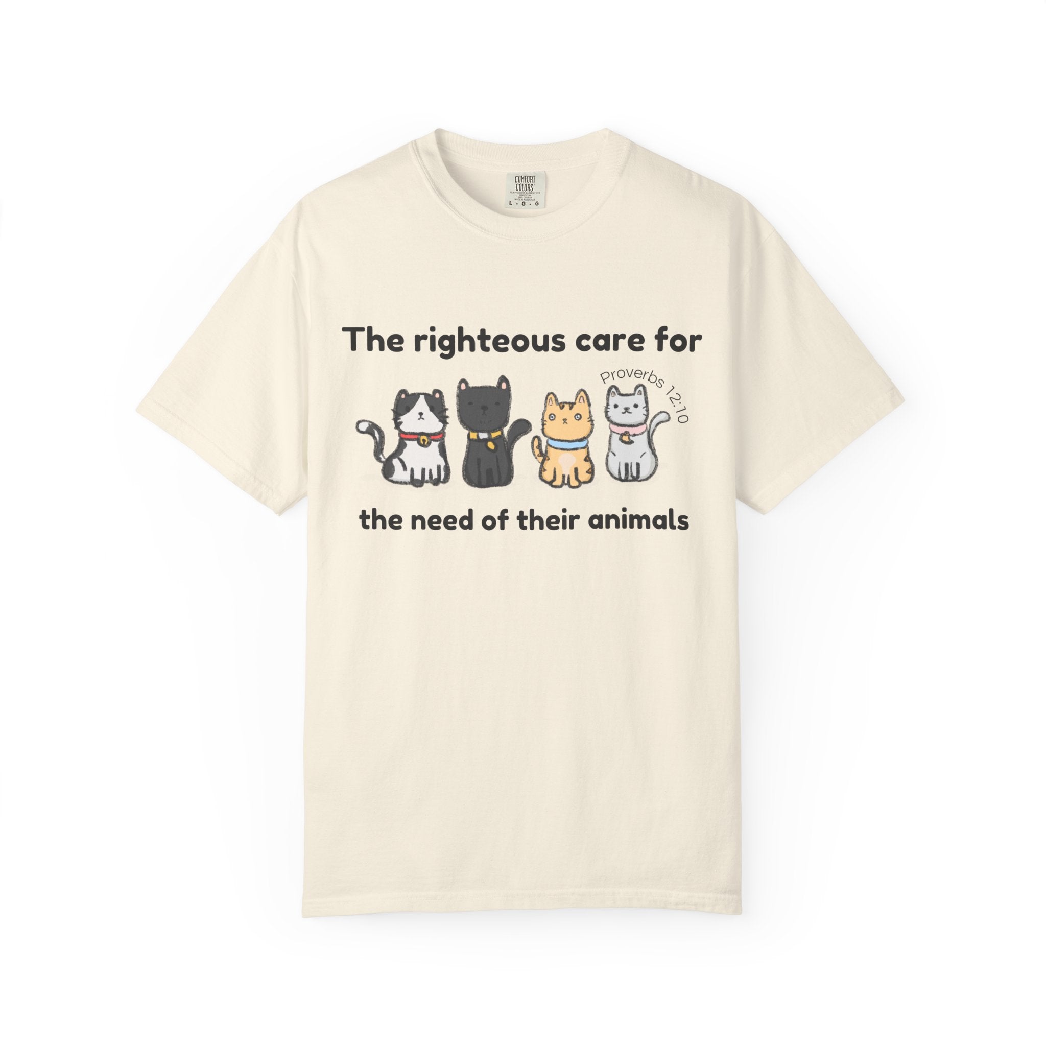 Proverbs 12:10-Cats-Vintage Fit
