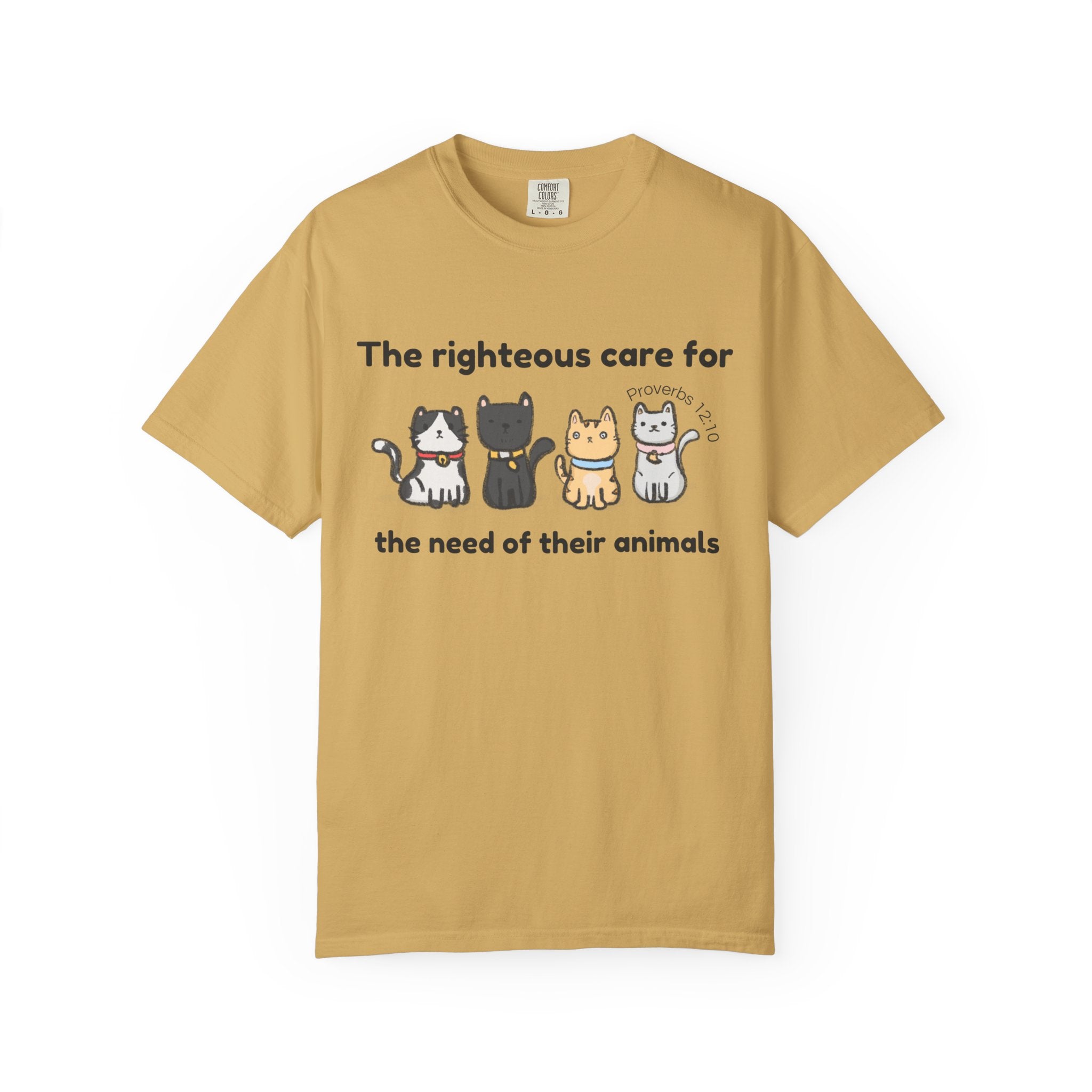 Proverbs 12:10-Cats-Vintage Fit