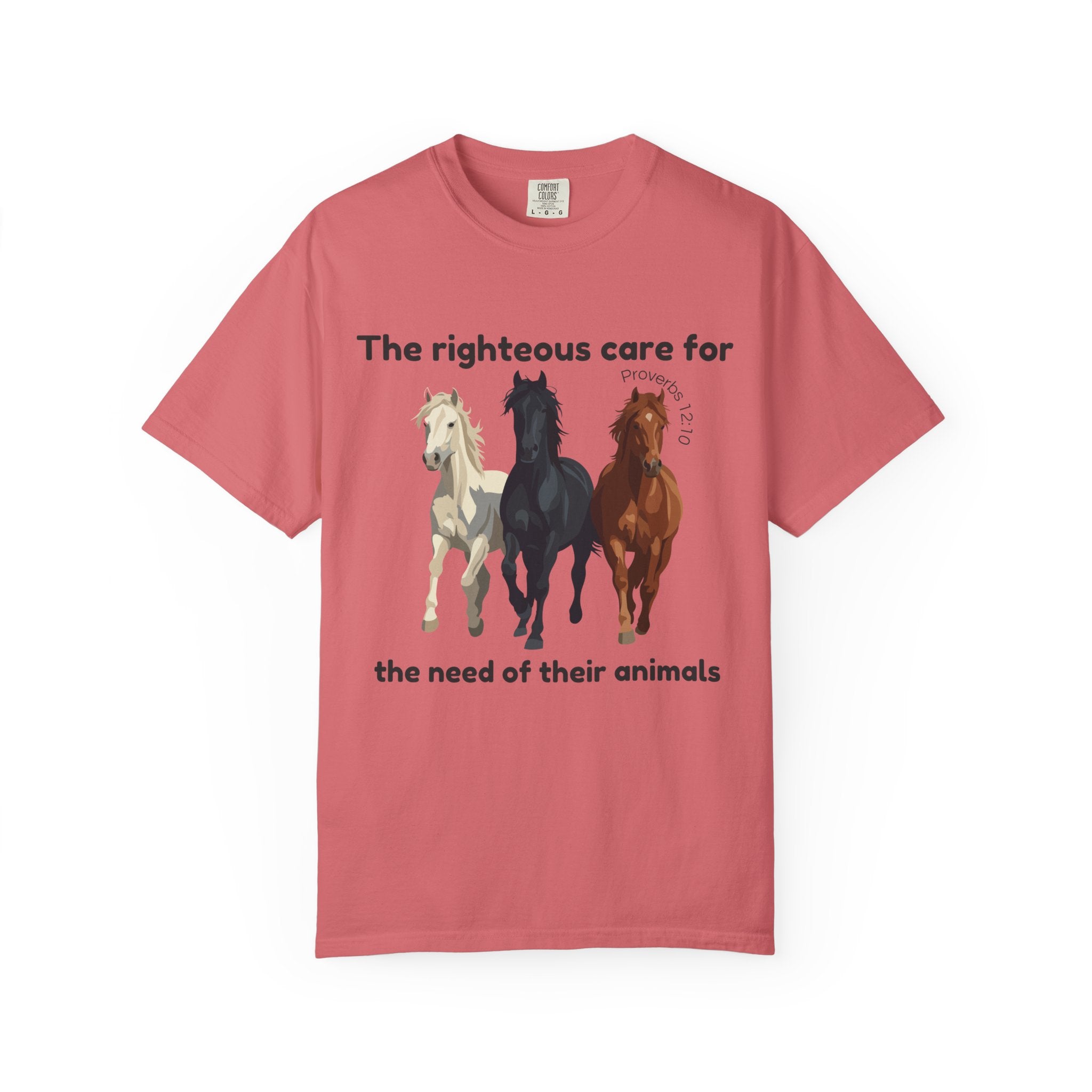 Proverbs 12:10-Horses-Vintage Fit