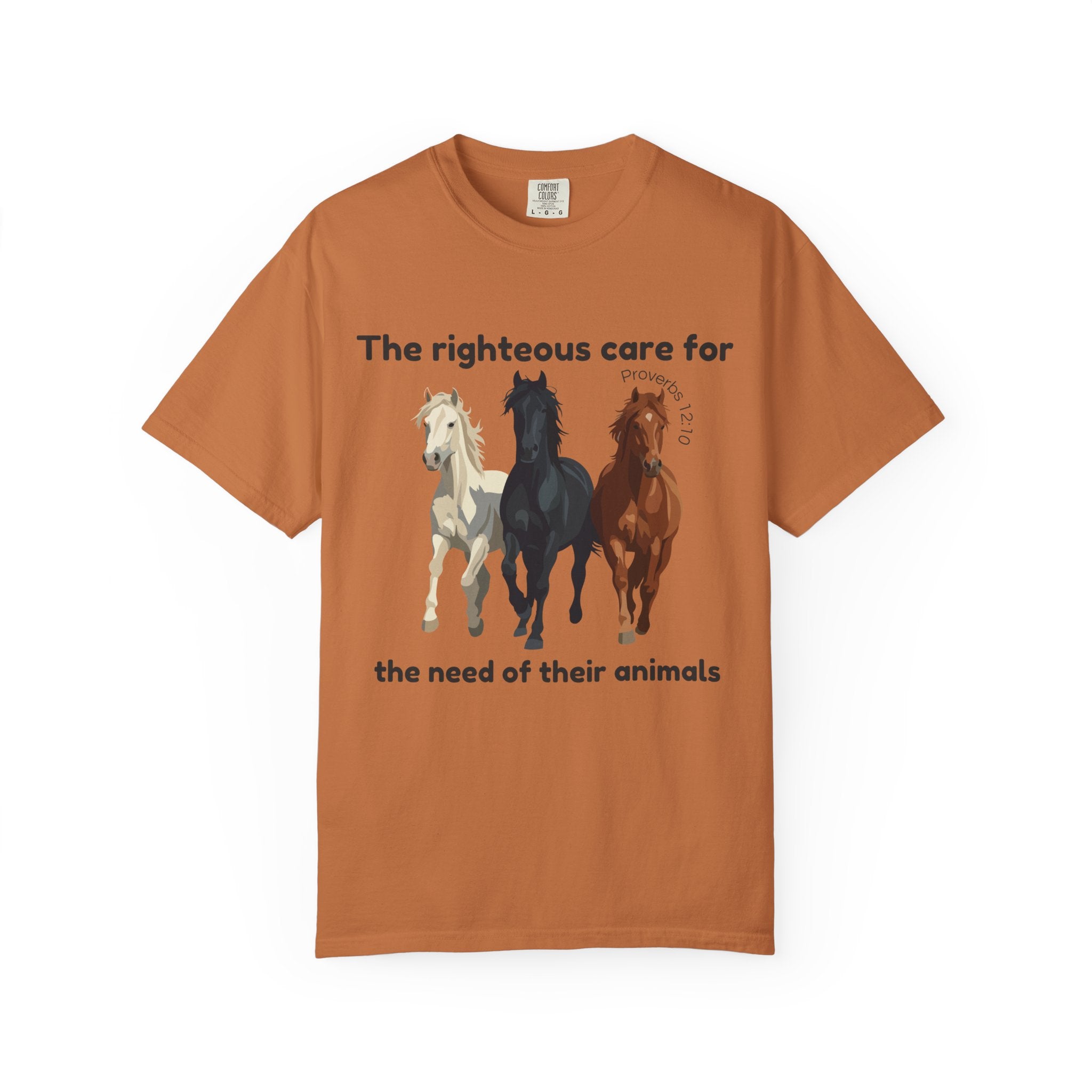 Proverbs 12:10-Horses-Vintage Fit