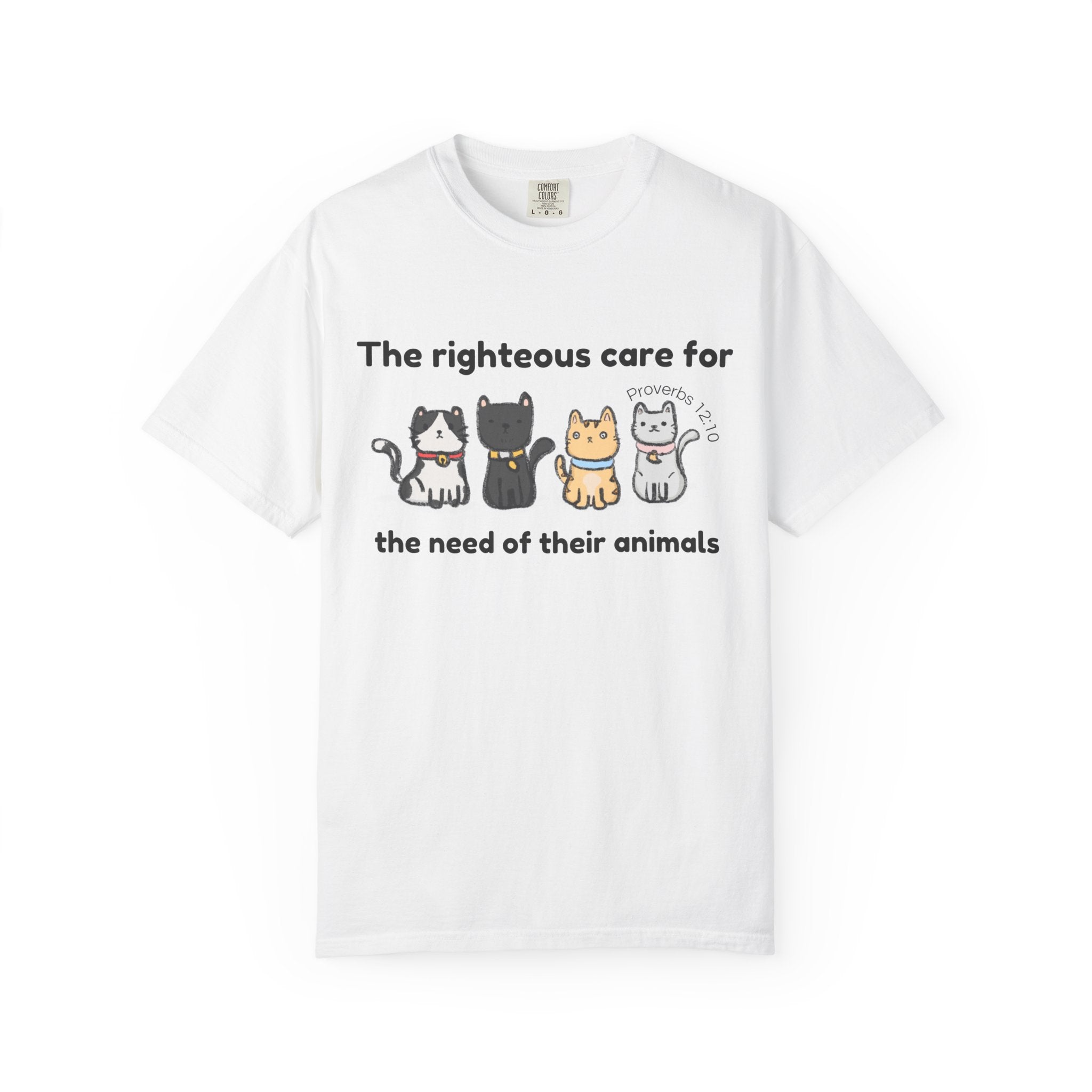 Proverbs 12:10-Cats-Vintage Fit