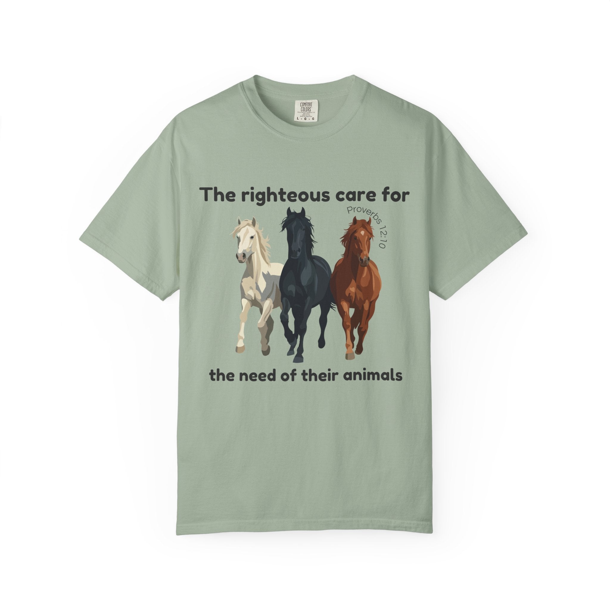 Proverbs 12:10-Horses-Vintage Fit