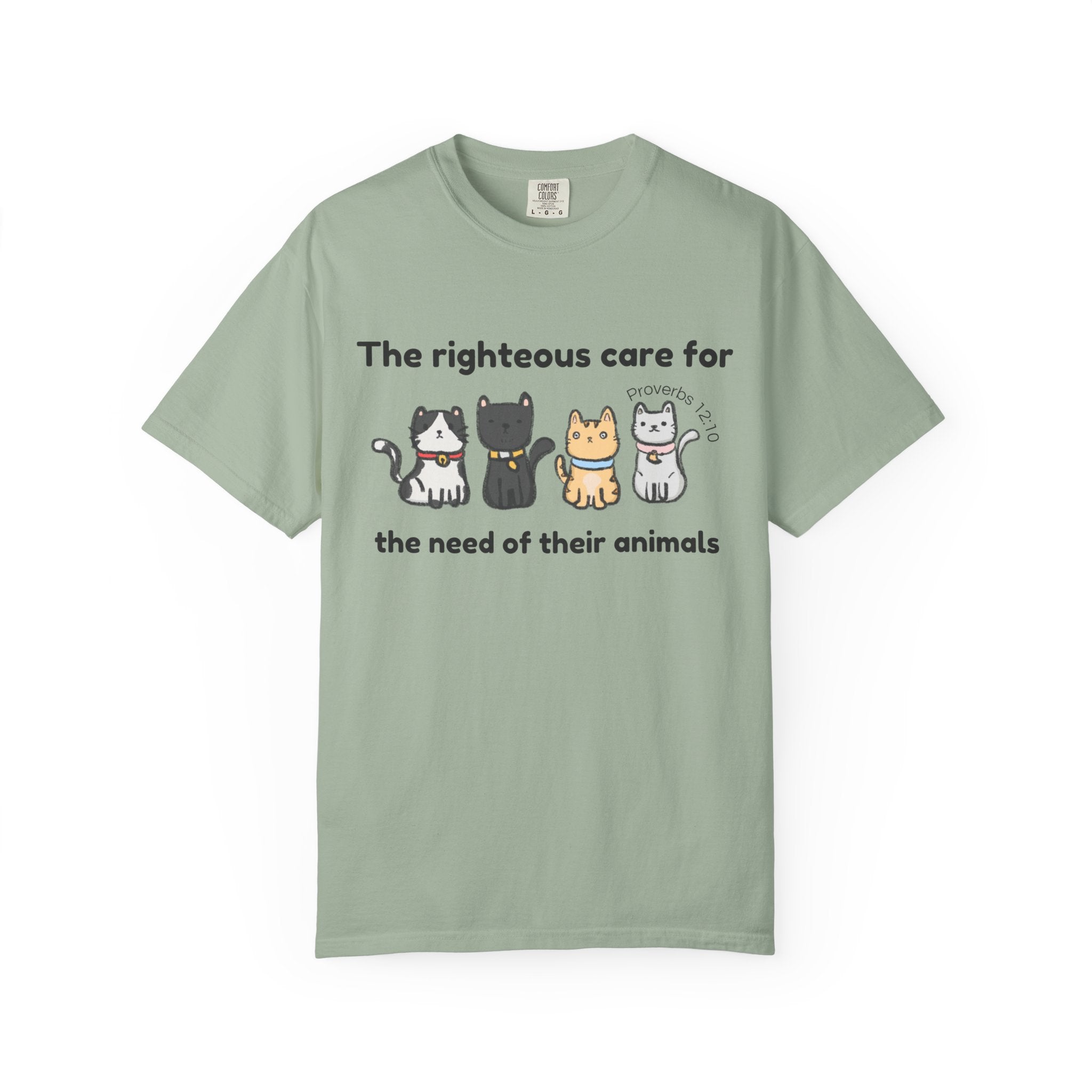 Proverbs 12:10-Cats-Vintage Fit