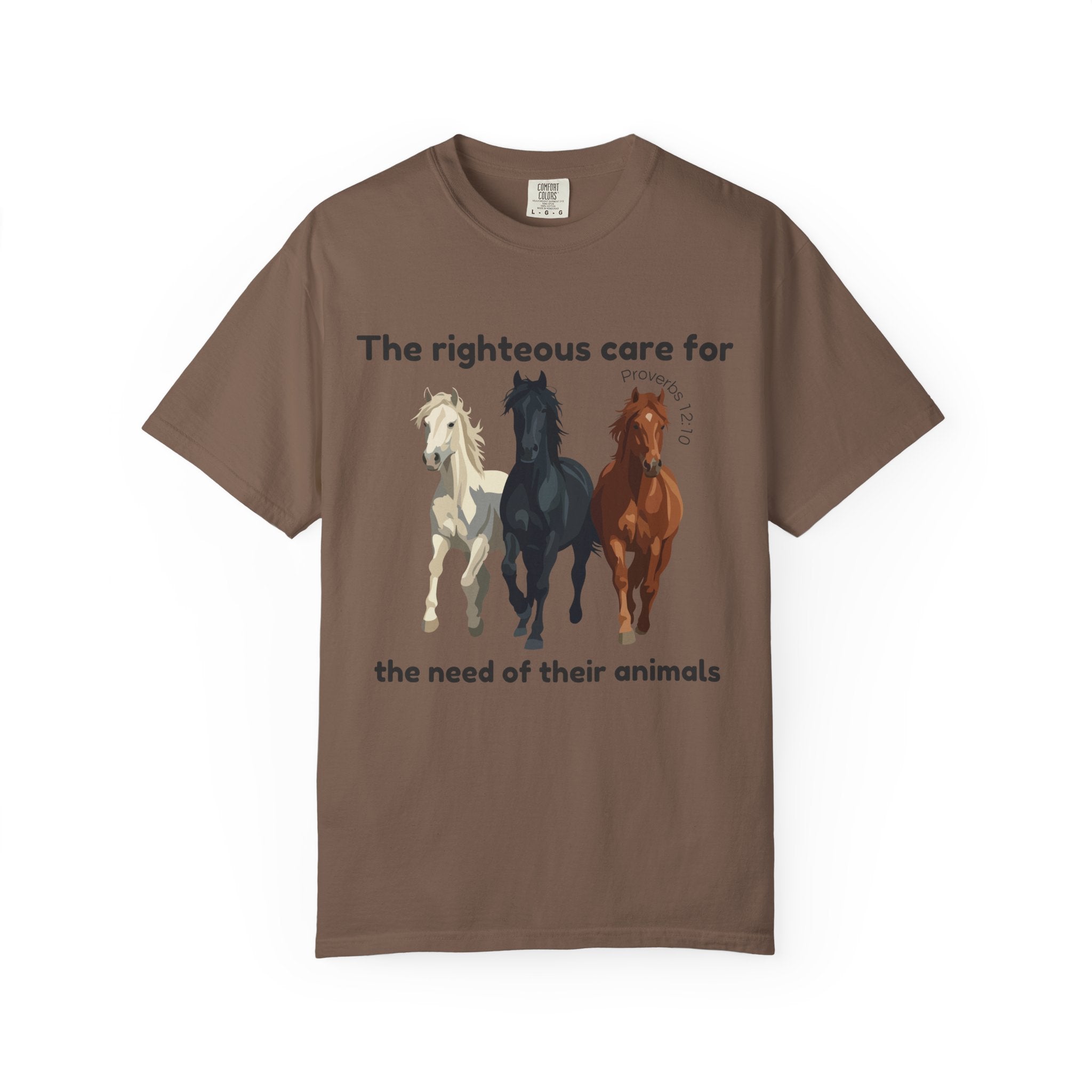 Proverbs 12:10-Horses-Vintage Fit