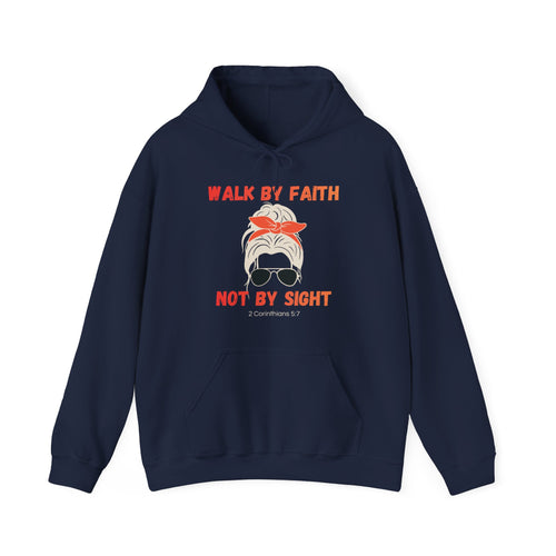 2 Corinthians 5:7-Walk By Faith-Bun Hoodie
